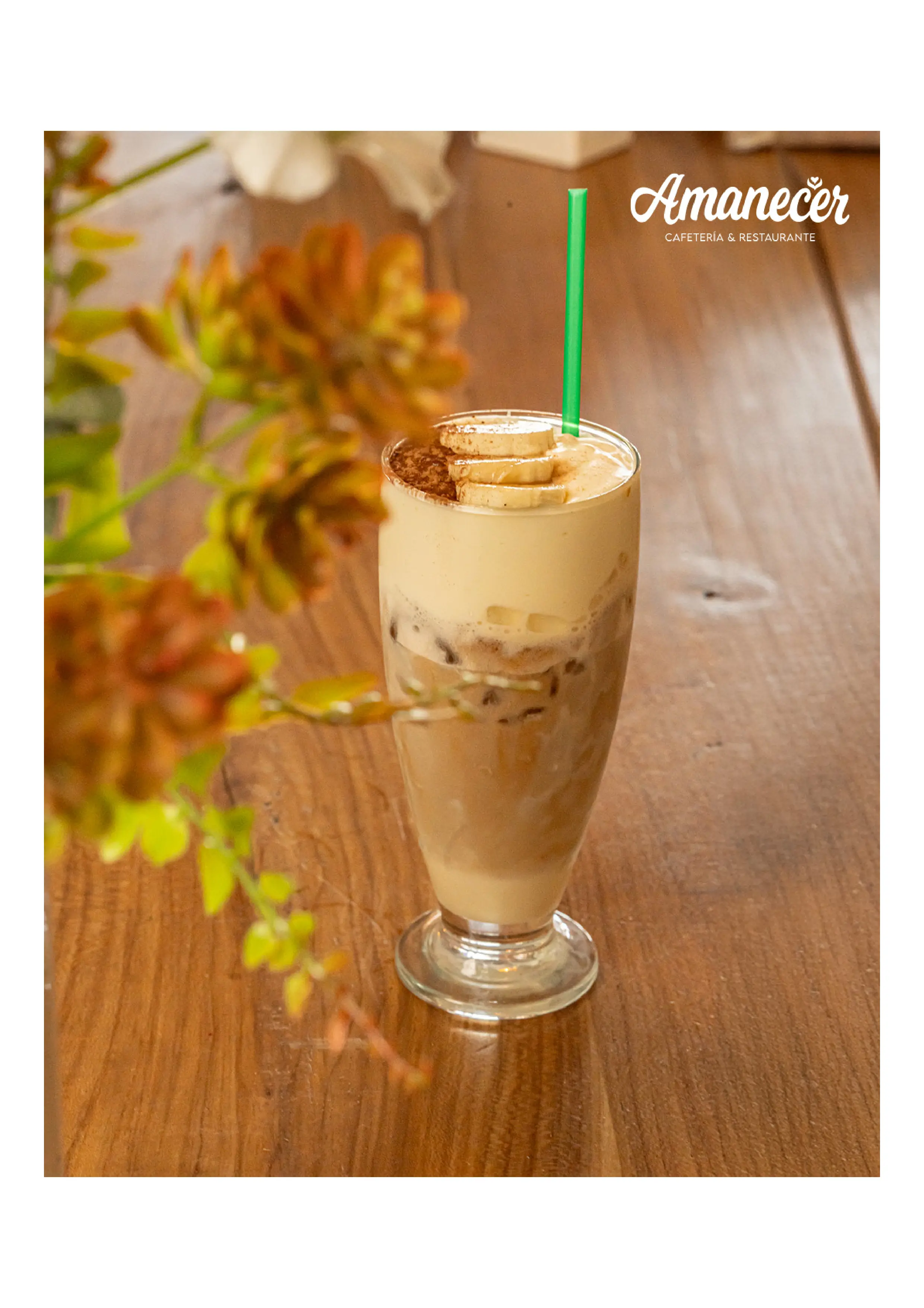 Iced coffee banana